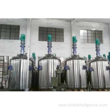 Double jacket paint stainless steel mixing tank